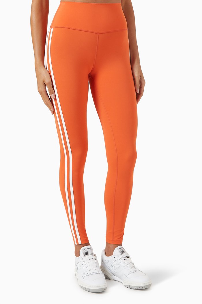 

Ella High-waisted Airweight 7/8 Leggings in Stretch Nylon, Orange