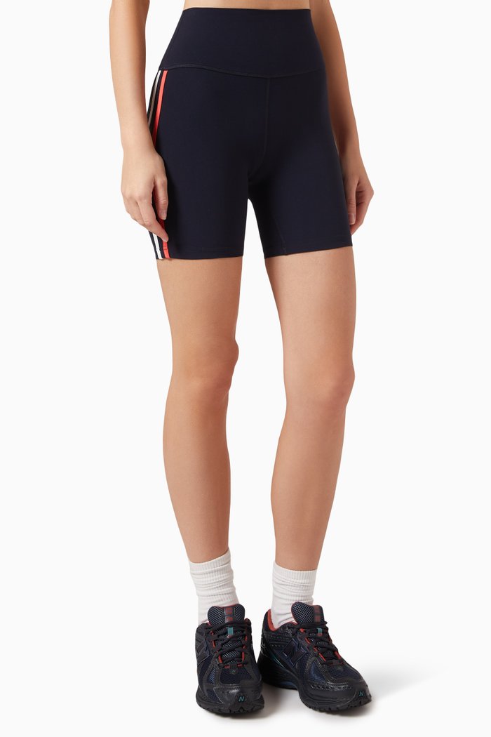 Ella High-waist Airweight Shorts, Blue