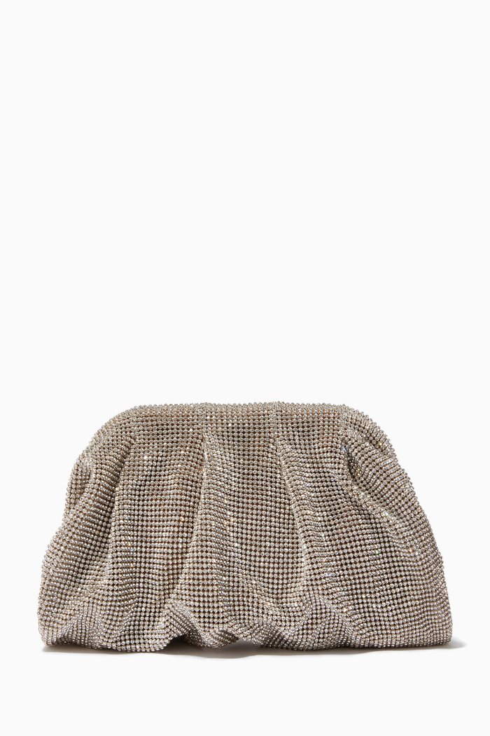 

Venus La Petite Clutch in Crystal Mesh Rhinestones, Silver