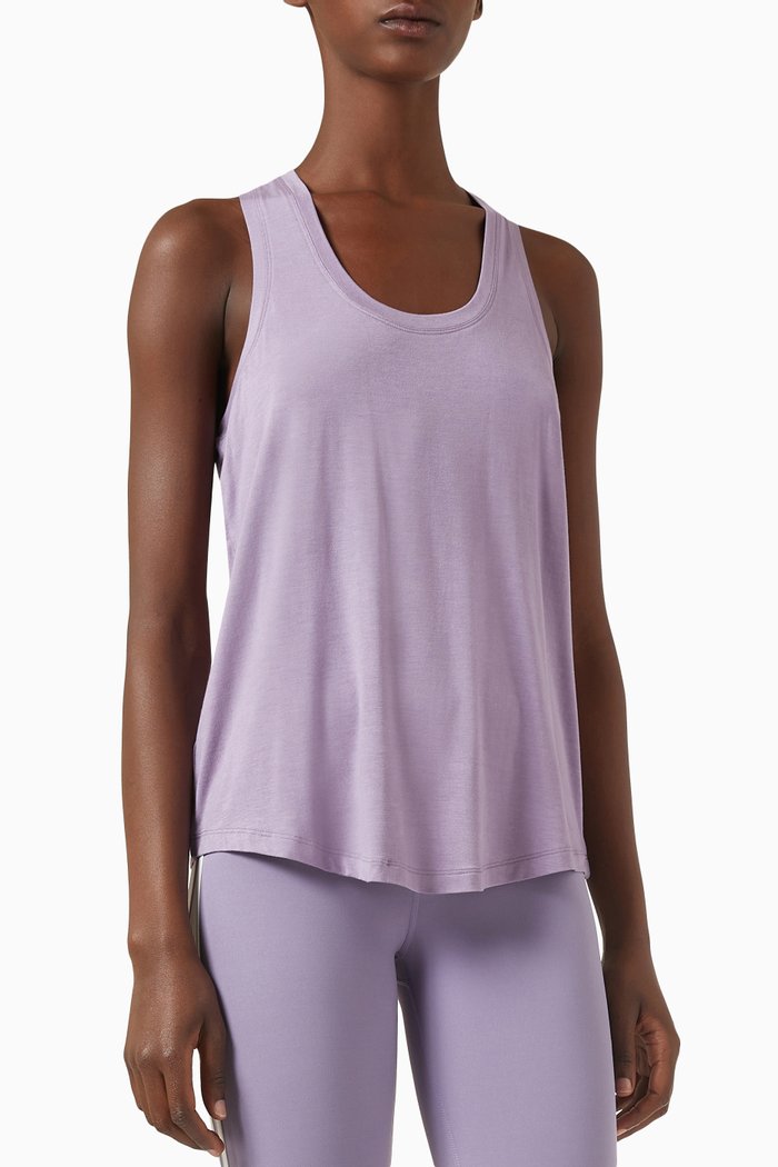 

Toni Tank Top in Viscose, Purple