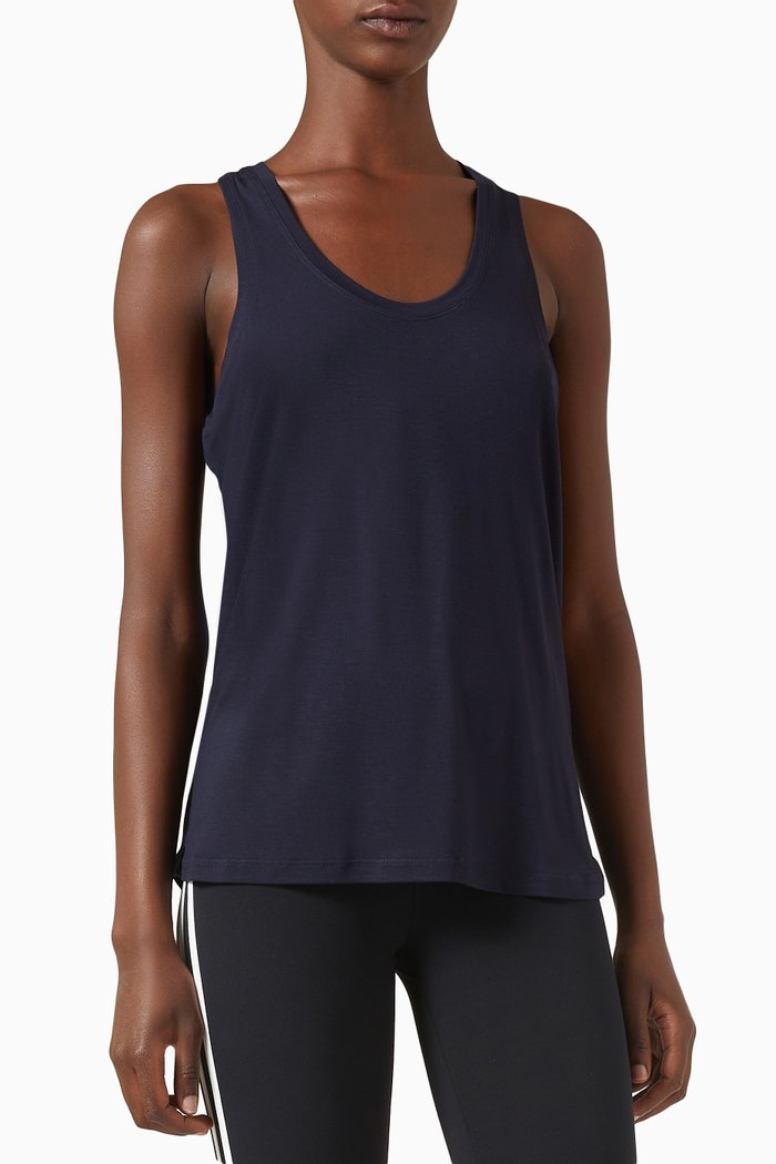 

Toni Tank Top in Viscose, Blue