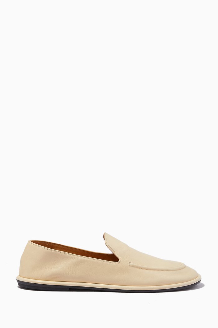 

Canal Loafers in Leather, Neutral