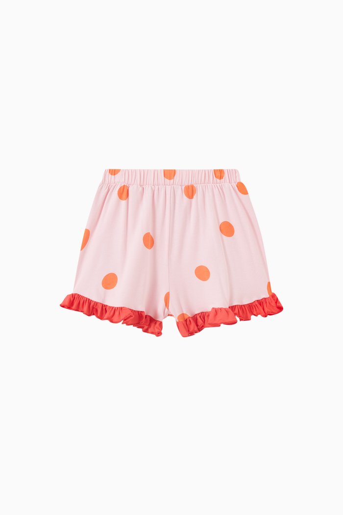 

Augusta Polka Shorts in Viscose, Pink