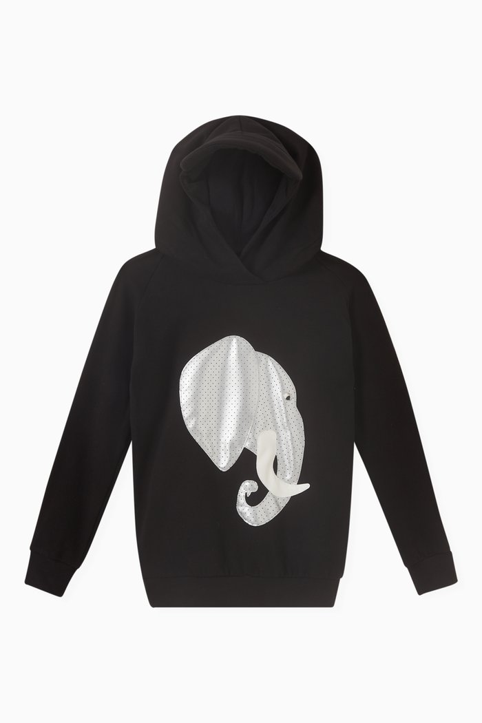 

Big Obi Hoodie in Organic Cotton, Black