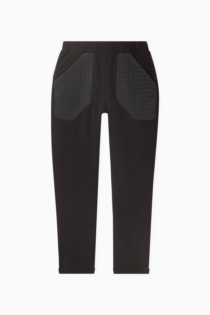 

Jackson Pyramid Stud Pants in Organic Cotton, Black