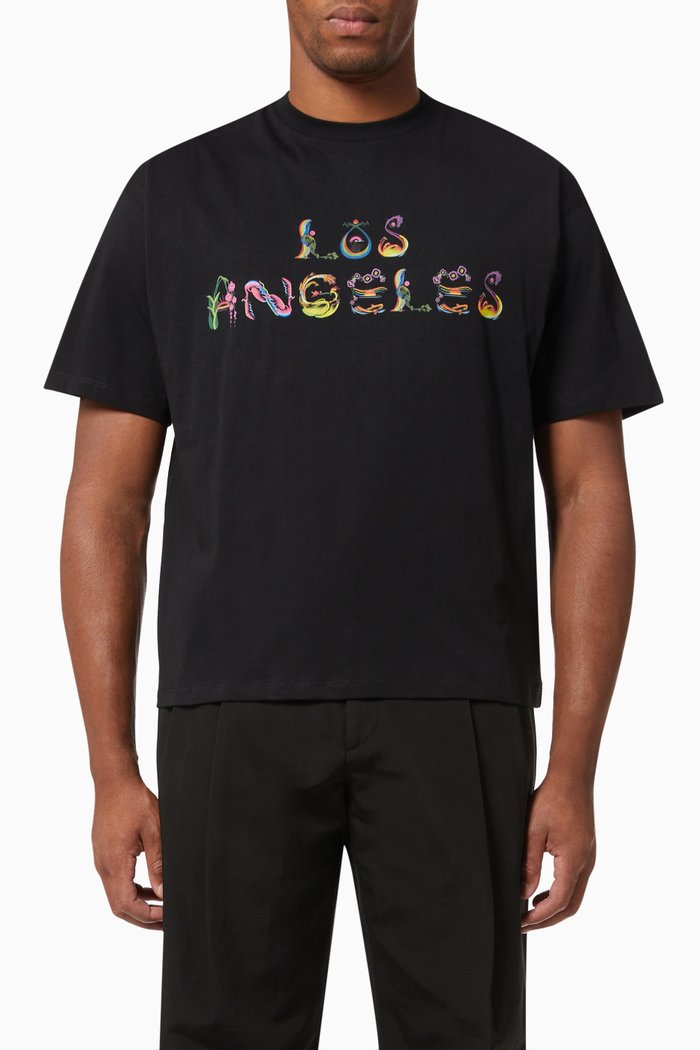 

Los Angeles T-shirt in Cotton, Black