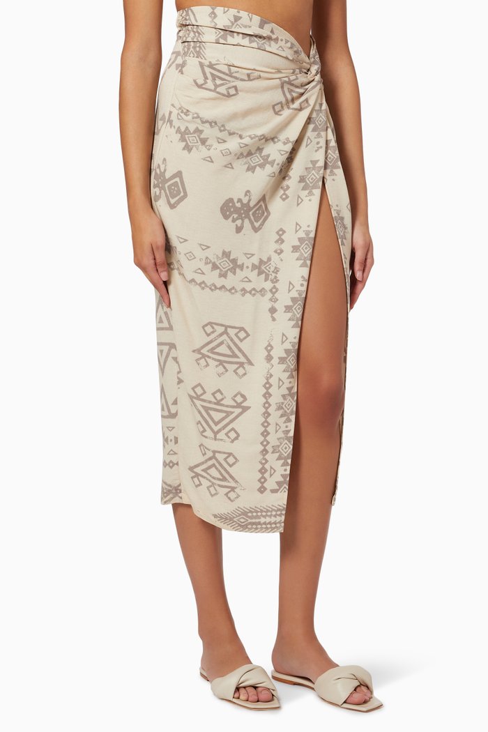

Marseille Knot Skirt, Neutral