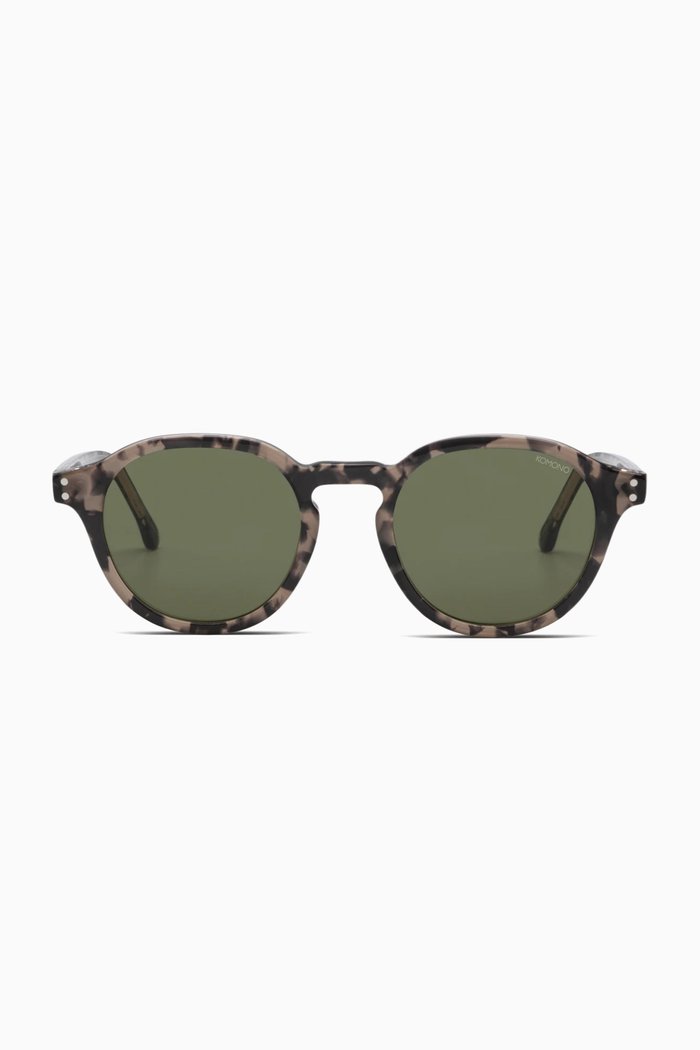 Damien Round Sunglasses in Acetate, Grey