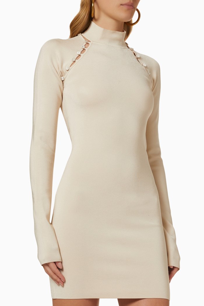 

Ilona Mini Dress, Neutral