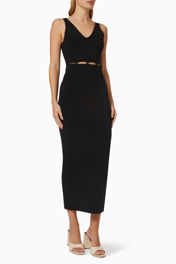 

Merle Midi Dress, Black