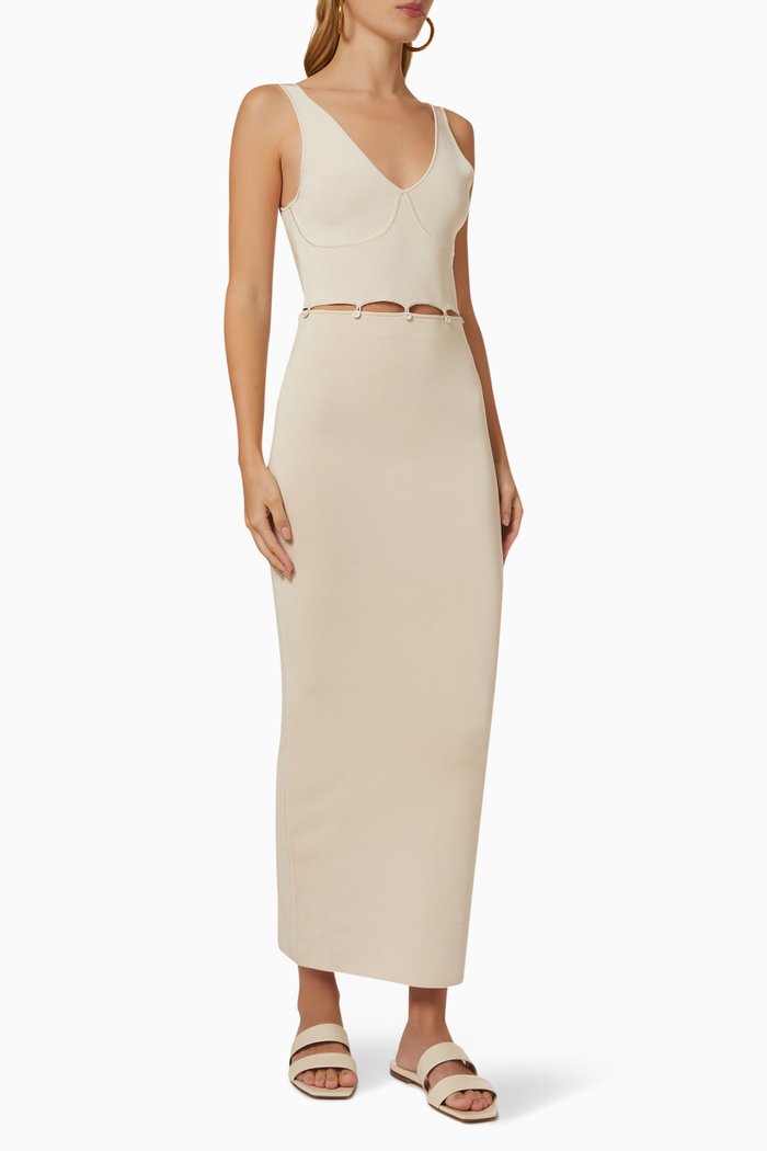 

Merle Midi Dress, Neutral
