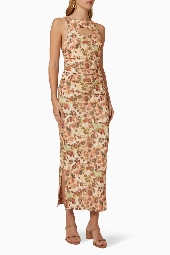 

Rilo Midi Dress, Brown