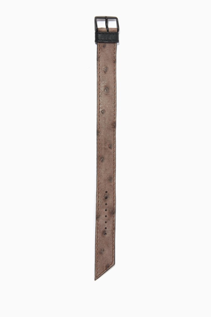 Watch Strap in Leather, Brown