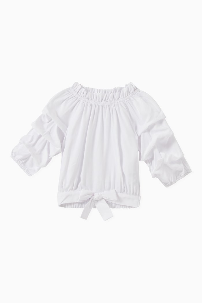 

Joyce Top in Rayon Blend, White