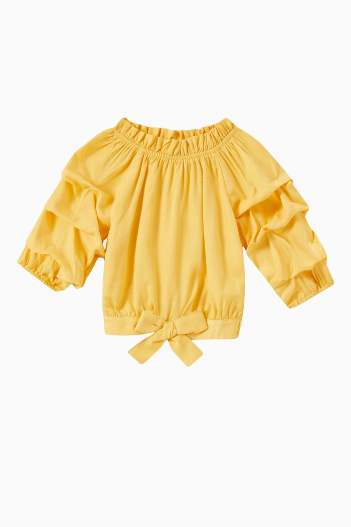 

Joyce Top in Rayon Blend, Yellow