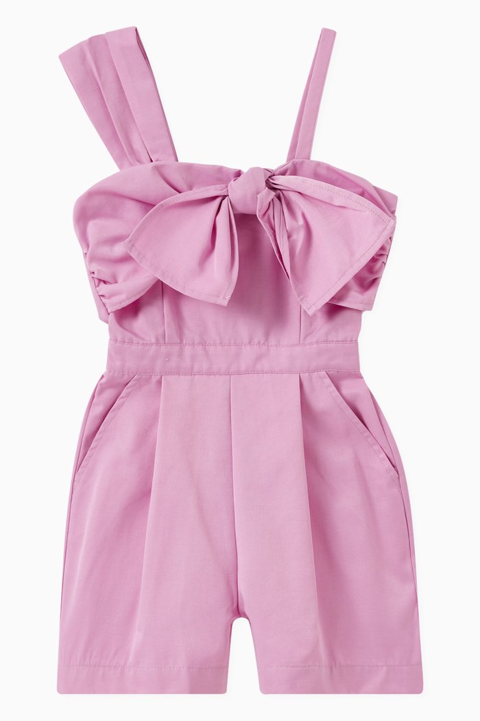 

Bow Romper, Purple