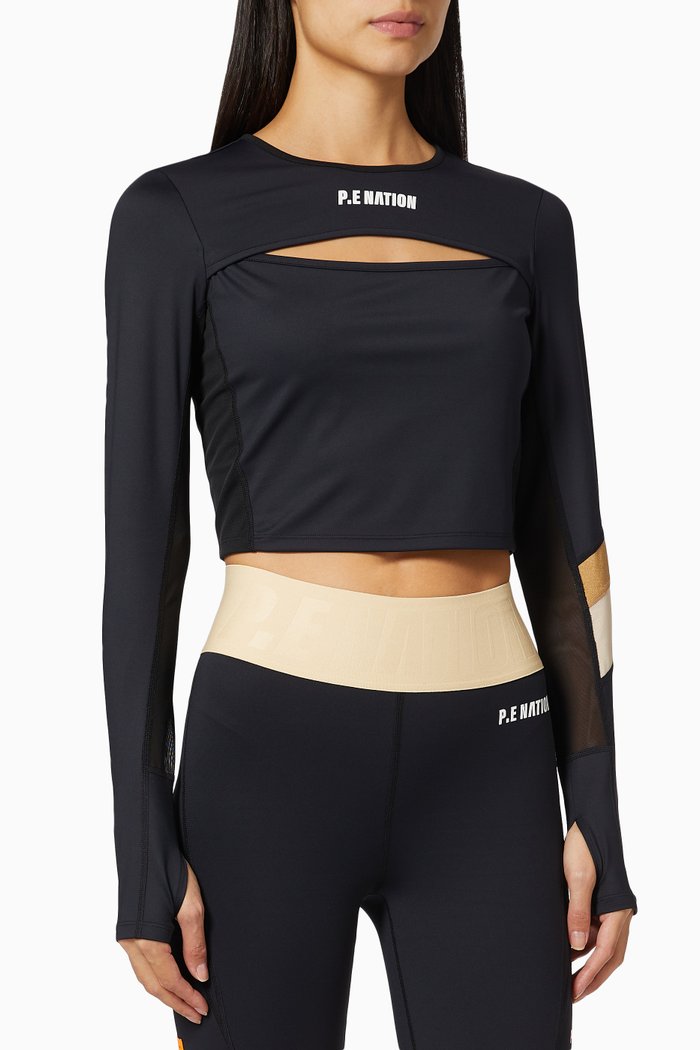 

Magnitude Top in Recycled Nylon, Black