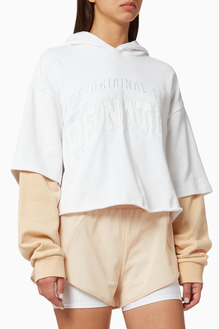 

Wondergoal Hoodie in Organic Cotton, White