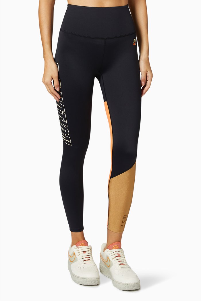 

Comeback Leggings in Recycled Nylon, Black