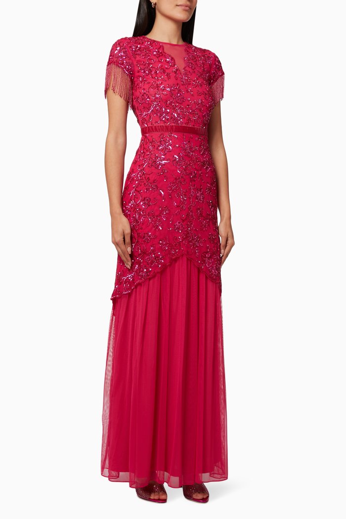 

Embellished Gown, Pink