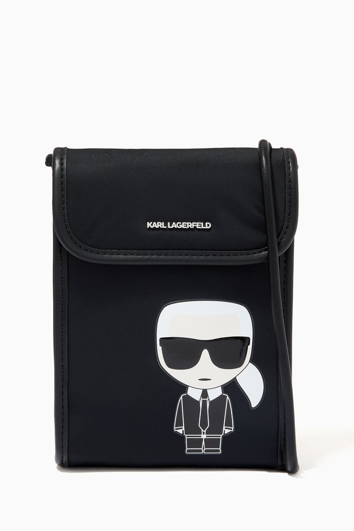 

K/Ikonik Phone Case in Nylon, Black