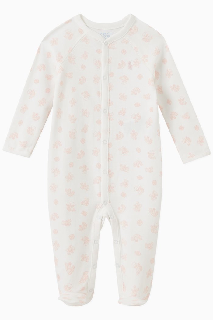 

Printed Pyjamas in Cotton, Pink