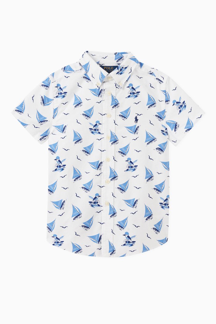 

Oxford Polo T-shirt, White