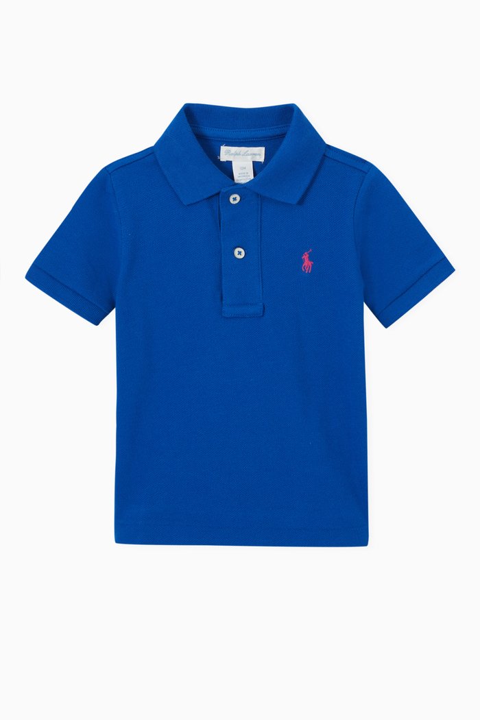 

Basic Polo Shirt in Cotton, White