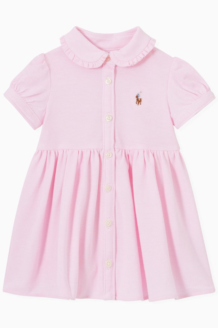 

Polo Dress with Bloomers in Cotton, Pink