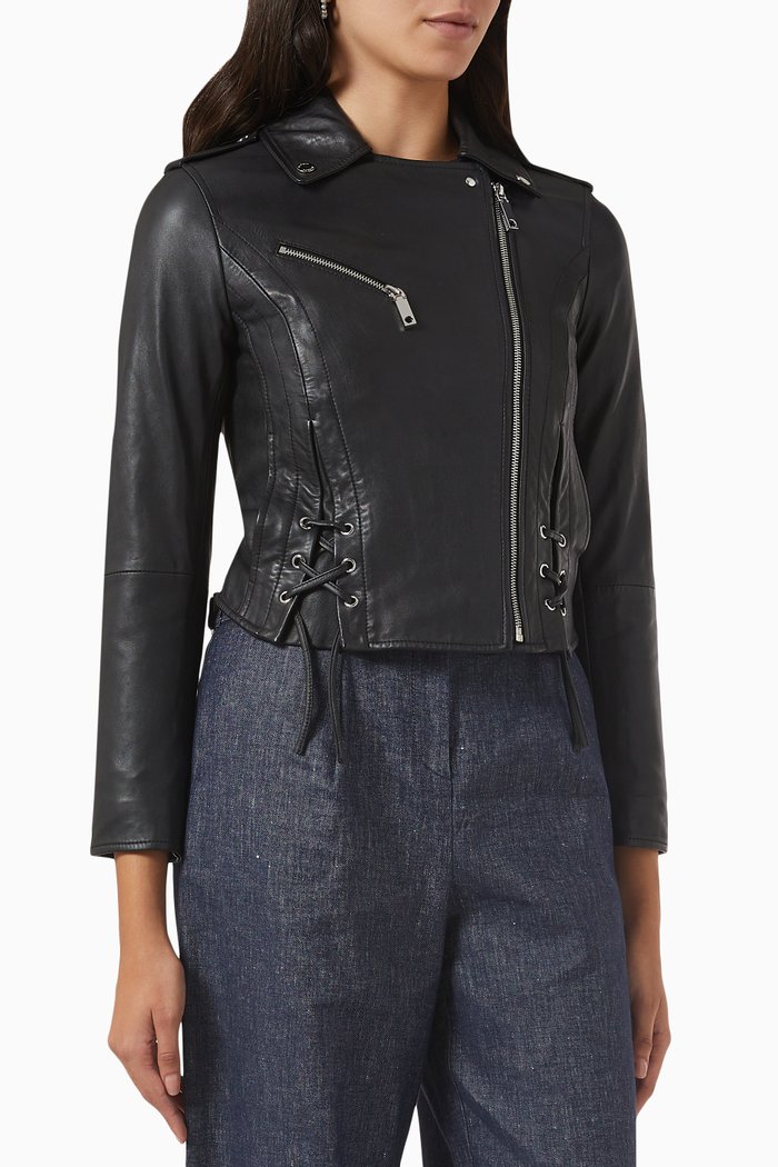 

Sedile Jacket in Nappa Leather, Black