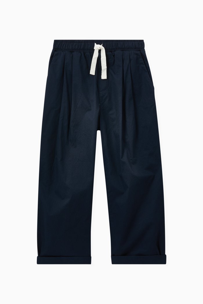 

Straight Leg Pants in Serge, Blue