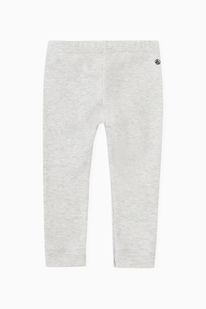 

Logo Leggings in Cotton, Grey