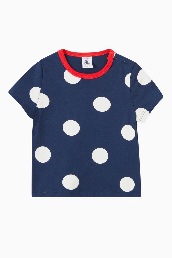 

Baby T-Shirt in Cotton, Blue