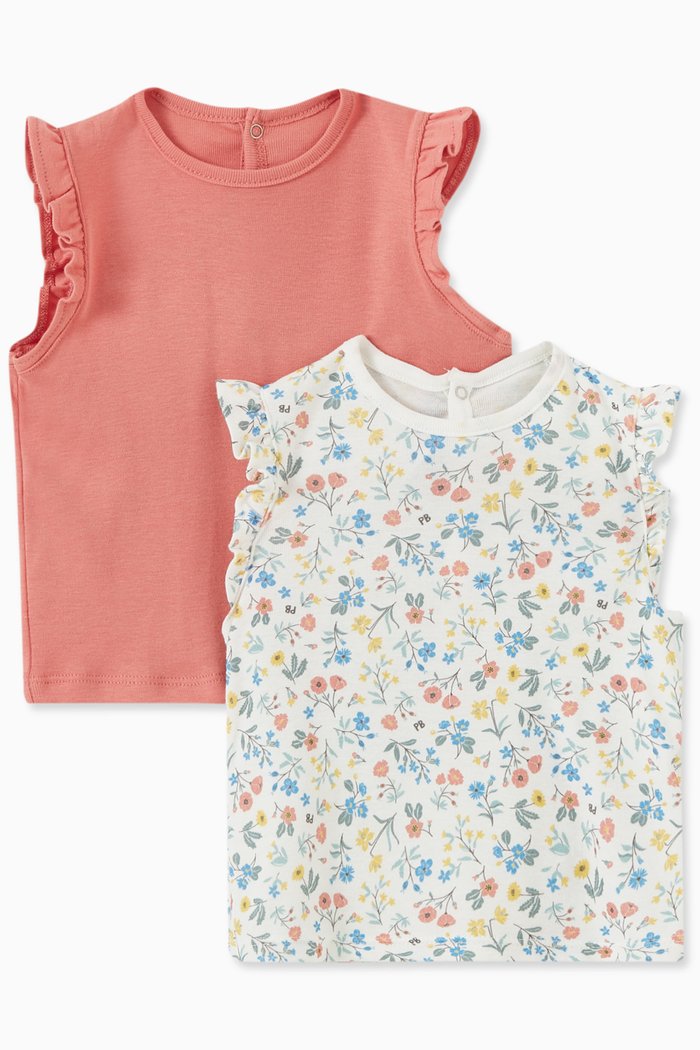 

Baby Blouses in Cotton, Set of Two, Multicolour