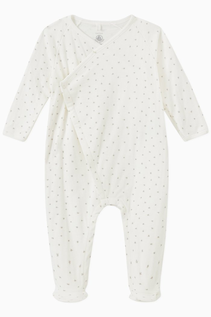 

Sleepsuit in Organic Cotton, White