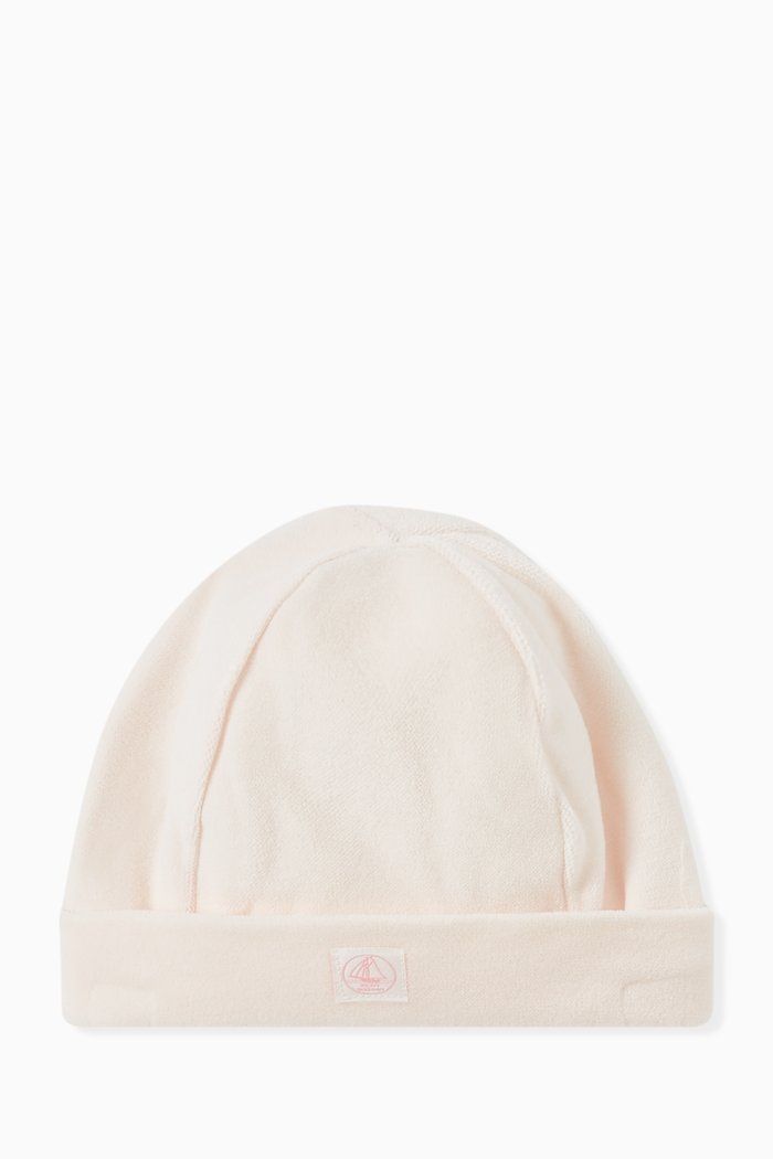 

Bonnet in Velour, Pink