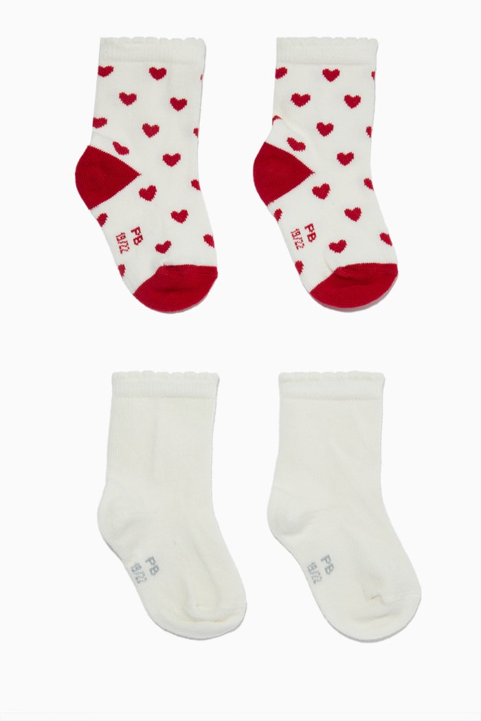 

Baby Socks in Cotton, Set of Two, Multicolour