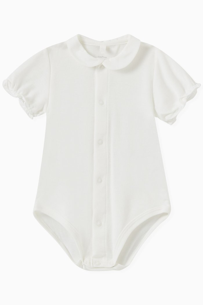 

Bodysuit in Organic Cotton, White