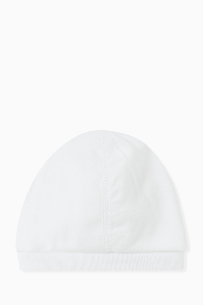 

Bonnet in Organic Cotton, White