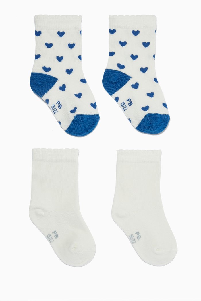 

Socks in Cotton, Set of 2, Multicolour
