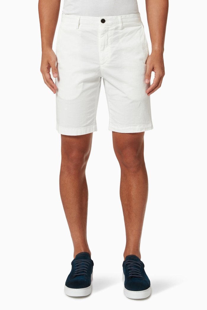 

Zaine Shorts in Organic Cotton, White
