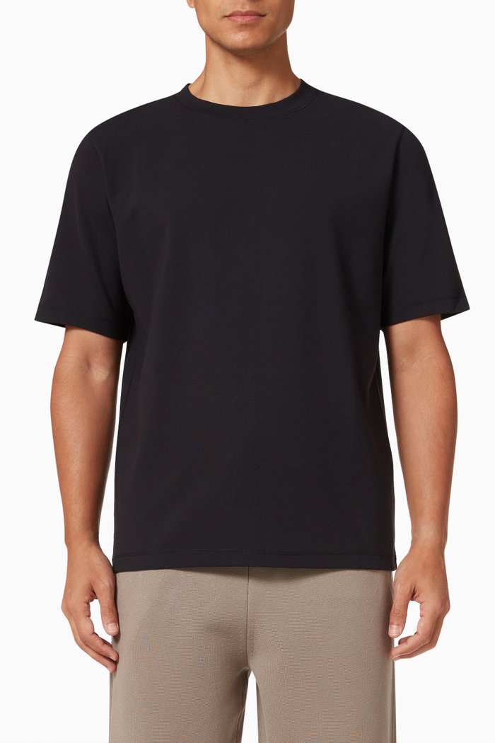 Ryder T-shirt in Cotton Jersey, Black