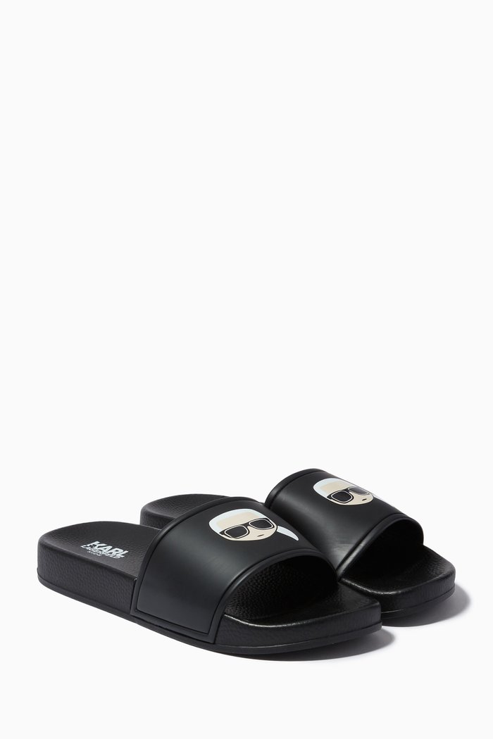 

Logo Print Slides in Rubber, Black