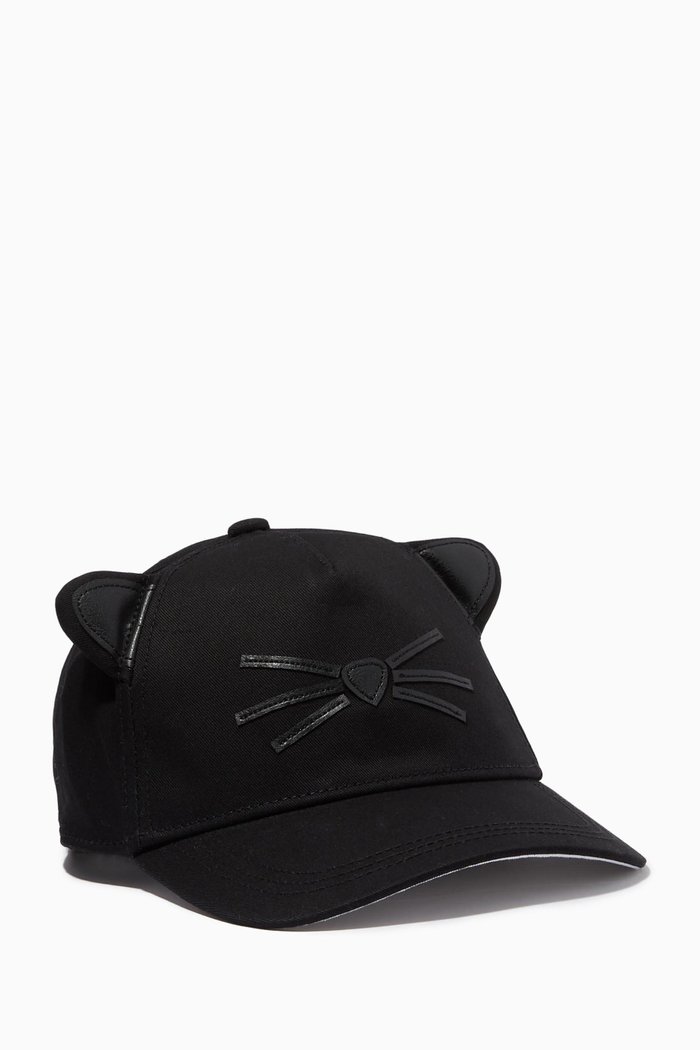 

Choupette Cap in Cotton, Black