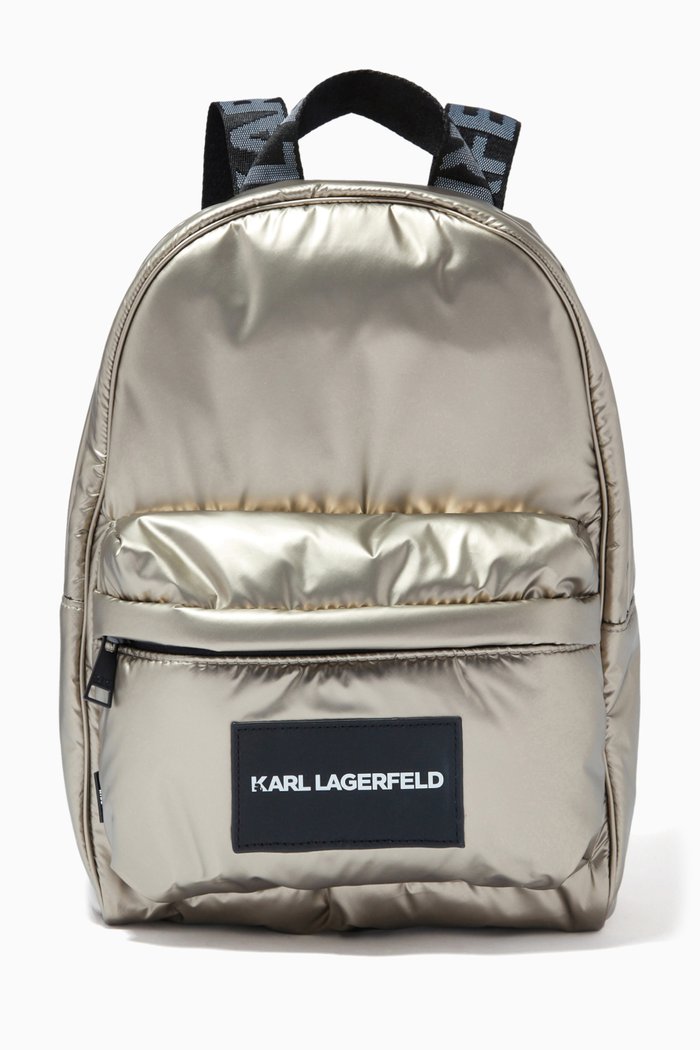 

Metallic Backpack, Gold