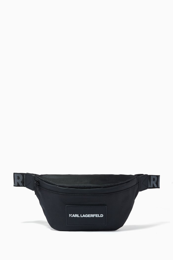 

Logo Patch Belt Bag, Black