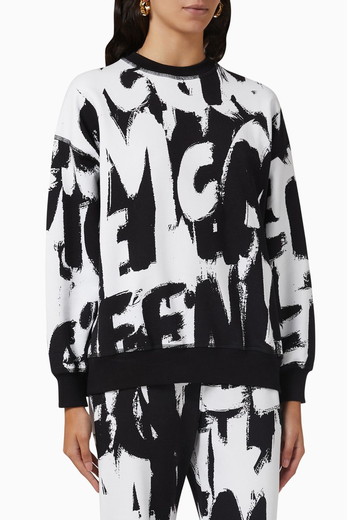 

Graffiti Sweatshirt in Jersey, Multicolour