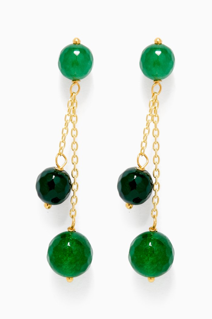 

Fajr Tassel Pearl Earrings in 18kt Gold Plated Sterling Silver