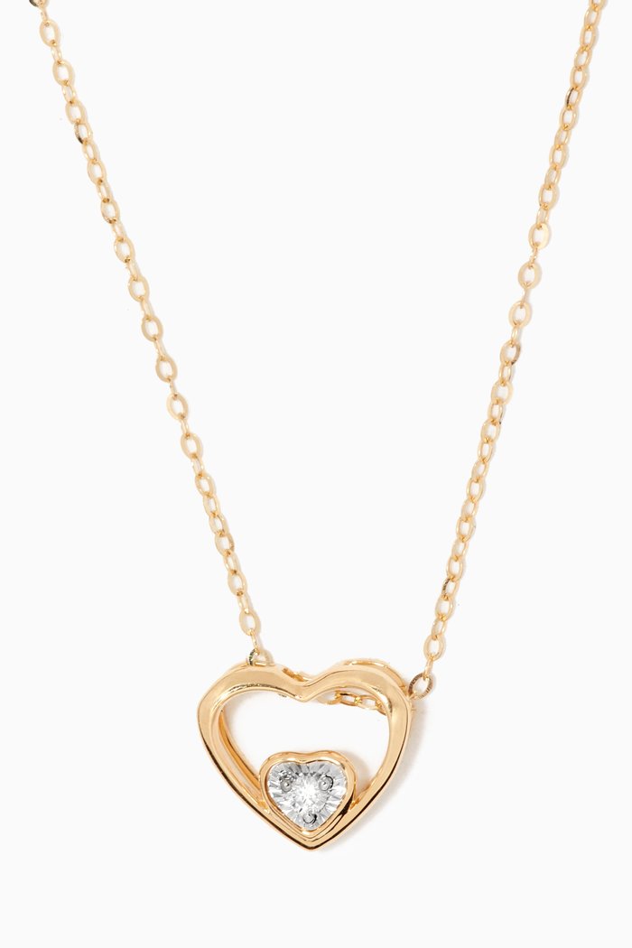 

Adora Twirling Diamond Necklace in 18kt Yellow Gold
