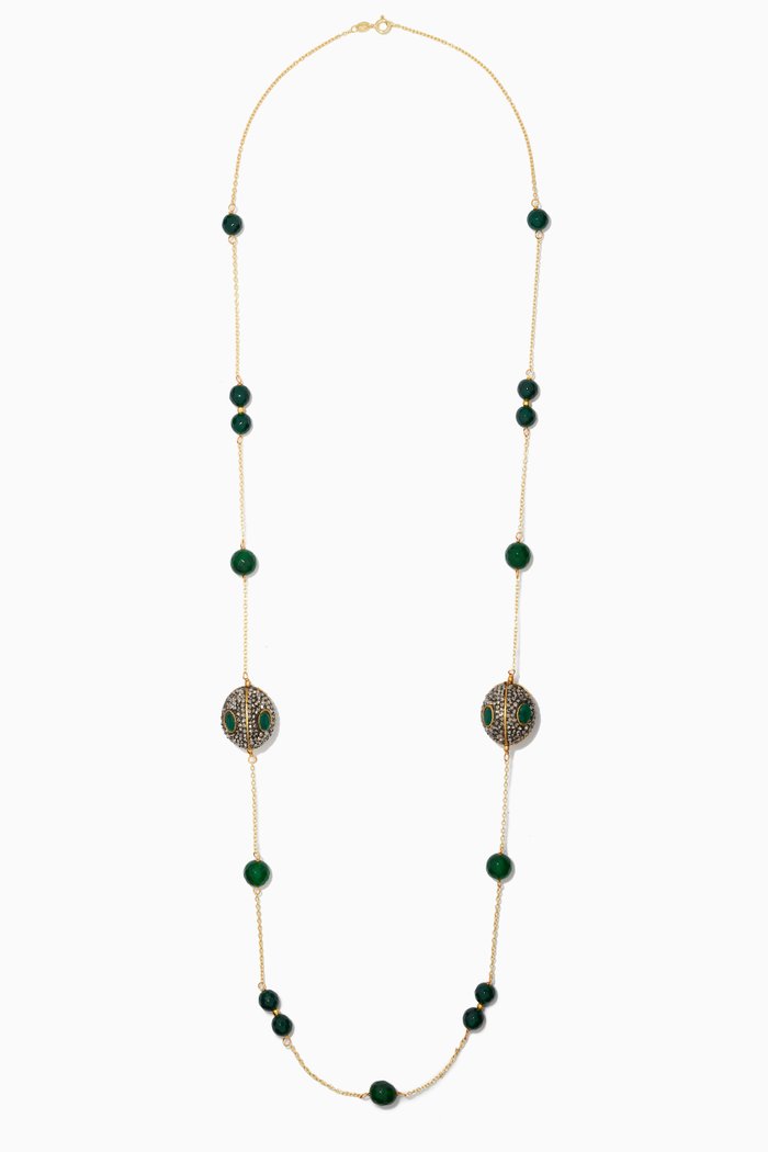 

Ghazala Necklace in 18kt Gold Plated Sterling Silver